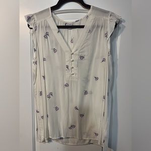 TALL Old Navy white blouse